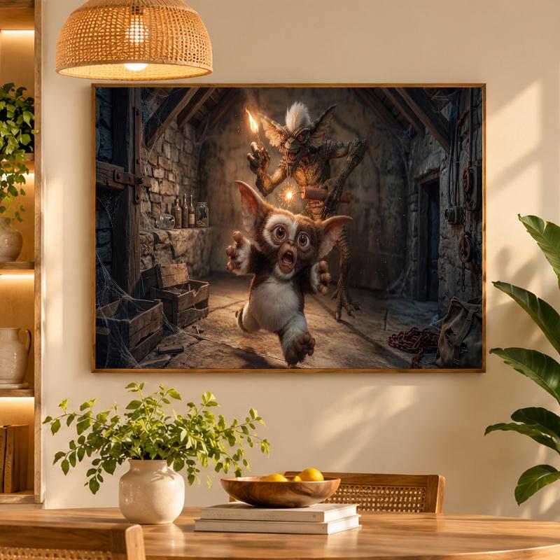 5D Diamond Painting Gremlins Gizmo DIY Full Drill Diamond Art Kit Home Decoration