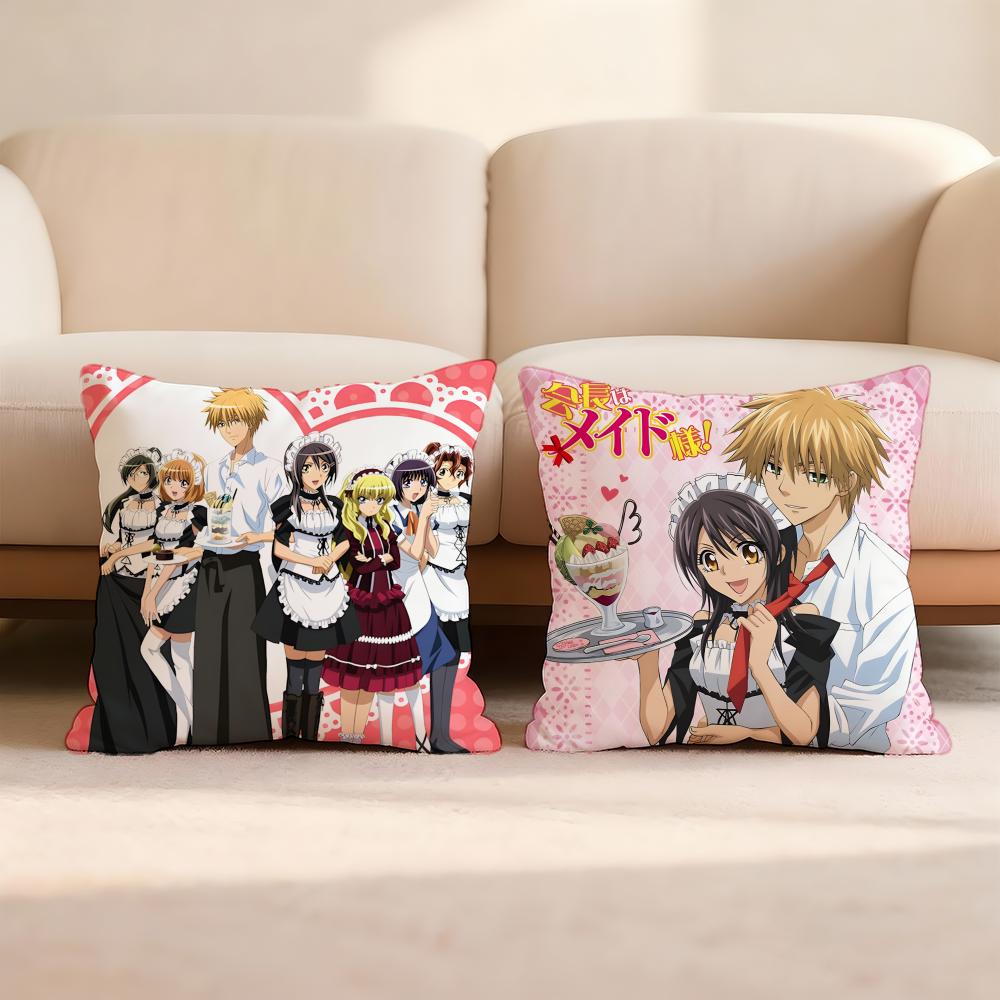 M-Maid Sama! Anime Kissenbezug für Zuhause & Auto, Mehrzweck-Kissenbezug - Wendbar, Weich & Langlebig für den täglichen Gebrauch
