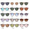 STORY Fashion Gradient Blue Lens Round Sunglasses Women Men Retro Rivet Tortoise Shell Sun Glasses UV Lentes  Mujer S22731