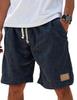 Pantaloncini casual da uomo retrò traspiranti in lino larghi da vacanza (2026)