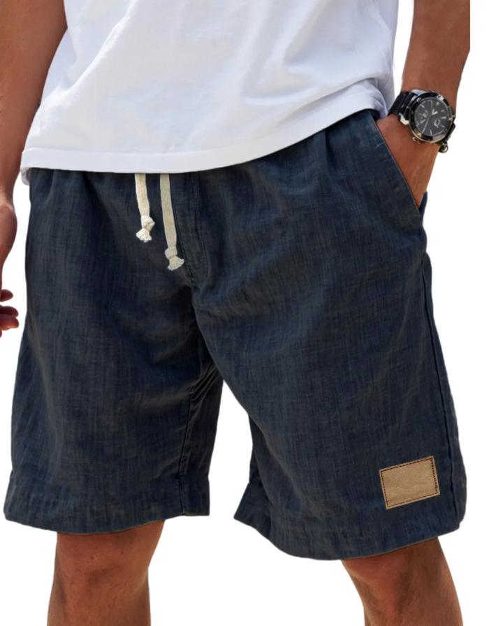 Pantaloncini casual da uomo retrò traspiranti in lino larghi da vacanza (2026)