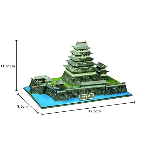 Doyusha 1/700 Japanese Castle JOYJOY Collection Edo Castle Plastic Model JJ-4 Molded in Color