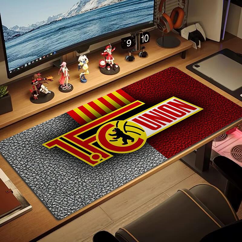 1.FC Union Berlin Print  Cushion Non-slip Laptop Tablet Big Mousepad XXL Mat Mini PC Playmat With Lock Edge