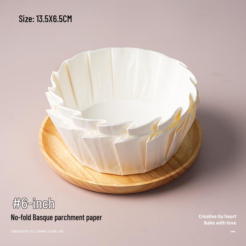6-inch Basque Cheesecake Baking Paper Liners