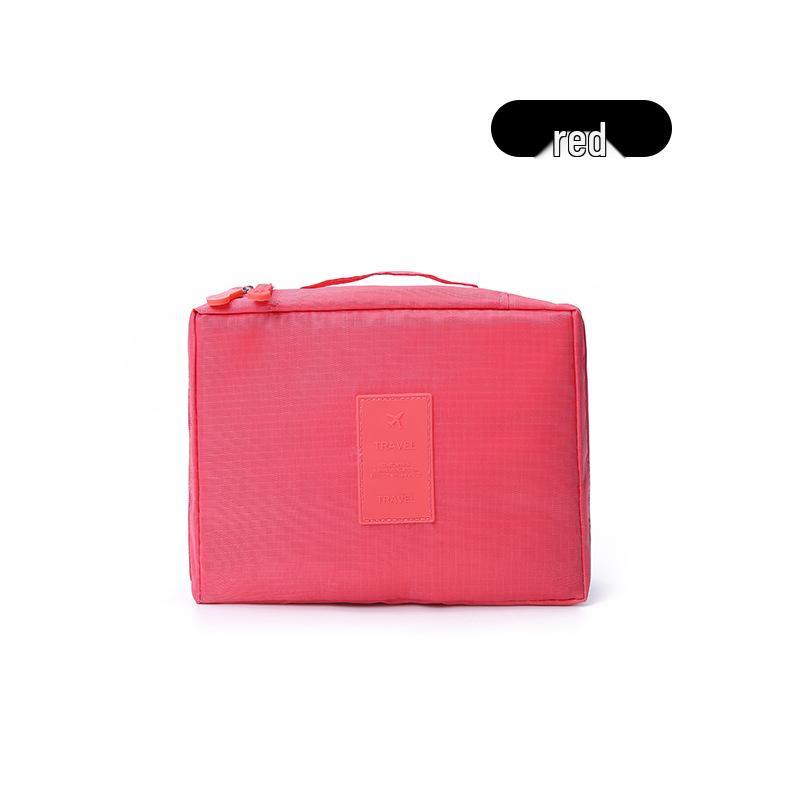 Korean Style Waterproof Nylon Toiletry and Makeup Travel Bag