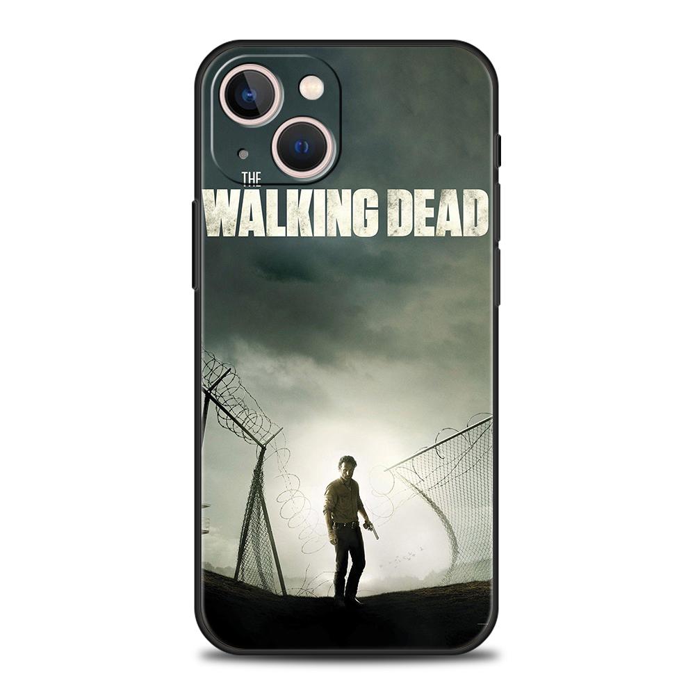 The Walking Dead Phone Case Cover for iPhone 15 14 13 12 11 Pro Max 7 8 Plus XR XS X 13 Mini Silicone Soft Fundas Shell Capa Bag