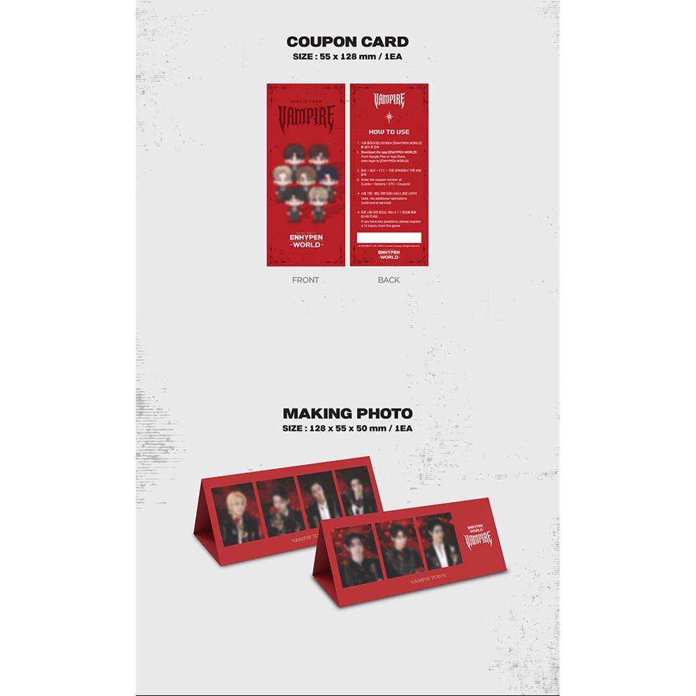 ENHYPEN [WORLD COUPON CARD COLLECTION] VAMPIRE BASIC Ver.