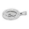 Virgin Mary Pendant Exquisite Carving   Steel Virgin Mary Jewelry for Men Women Daily Wear