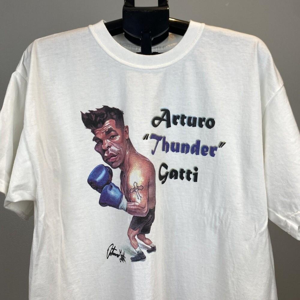 Редкая унисекс мужская белая футболка Arturo Gatti, все размеры, унисекс футболка HRS21 M