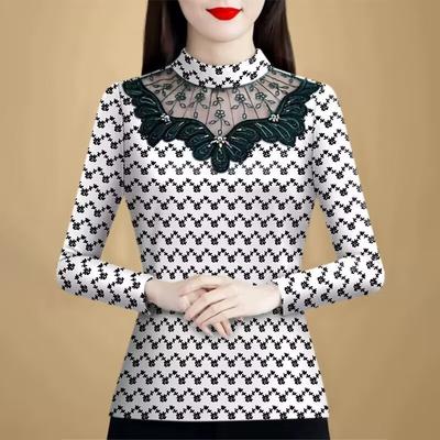 New Integrated Double-sided German Velvet Half Turtleneck Base Shirt for Women Long-sleeved Slim and Versatile Warm Top