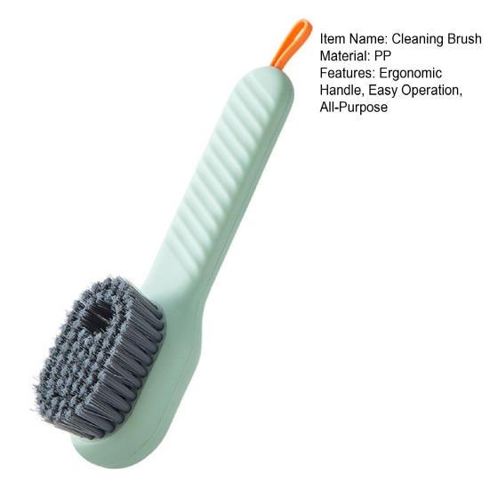 Shoes Cleaning Brush Ergonomic Handle Sturdy Multifunction Soap Dispenser Brush Multifunctional Cleaning Tool