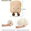 9" Croissant Plush Toy Cute Croissant Bread Pillow Stuffed Animals Funny Soft Food Plushies Toy (Pretzel)