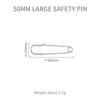 OIMG Zinc Alloy Safety Pins