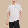 Skechers Fashionable Versatile Printed Round Neck Short Sleeve T-Shirt Unisex Tops Cotton-Candy-White L224U181-0074
