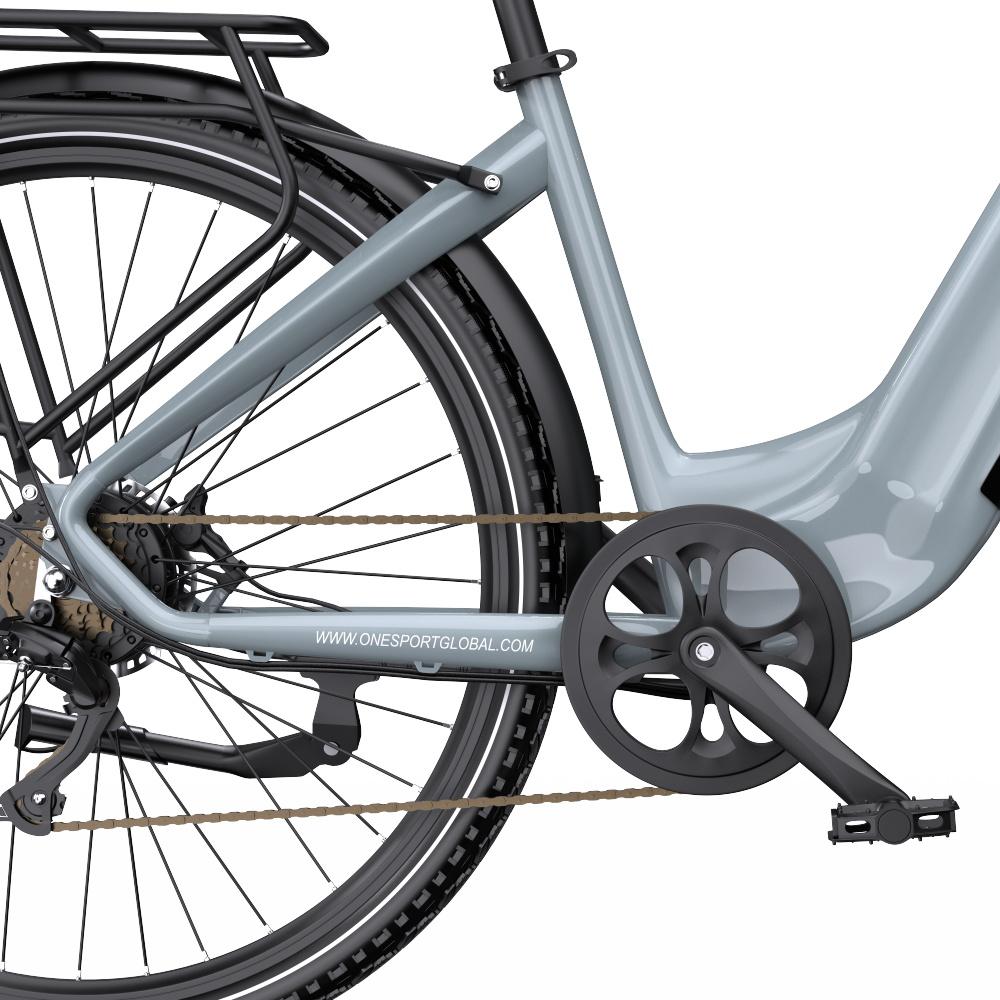 ONESPORT OT05 Pro 22.5AH battery, 250W motor, 700C*50C tires, 140 km range, 25 km/h speed, electric bike,2025