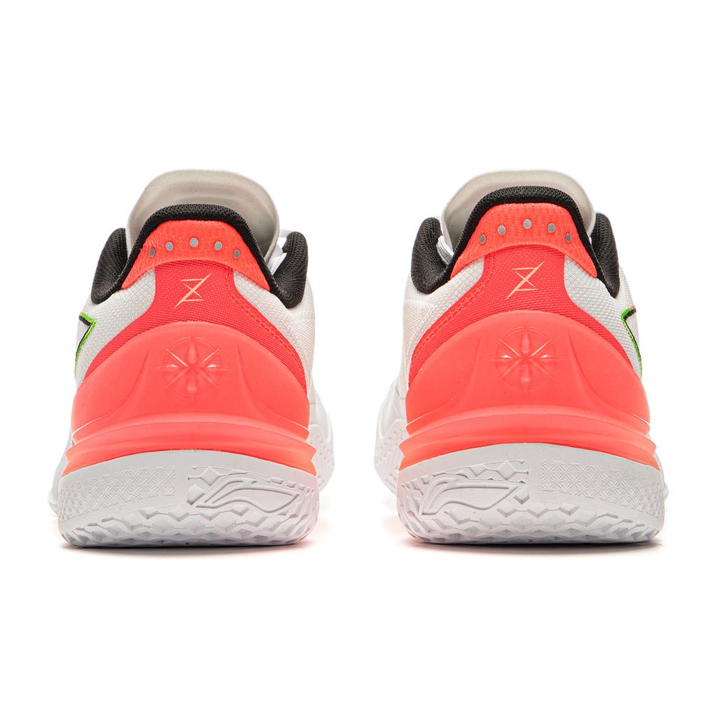 Li Ning Blade 5 Slip Resistant Coverage Lightweight Rebound Low Top Basketball Shoes Men's Pink White ABAU101-4