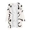 Women's Shirt Blouse Outerwear Print 3/4 Length Sleeve Casual Holiday Basic Button Tops