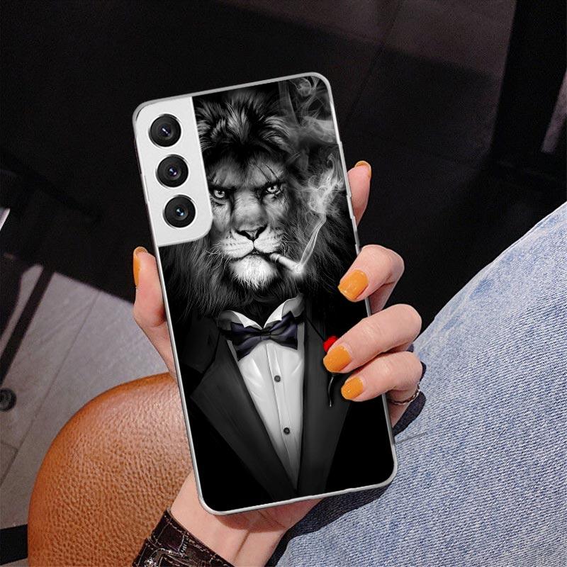 Man Suit Shirt Tie Phone Case For Samsung Galaxy S24 S25 Edge S26 Ultra S23 S22 S21 Plus S20 FE + Personalized Print Cover Galax
