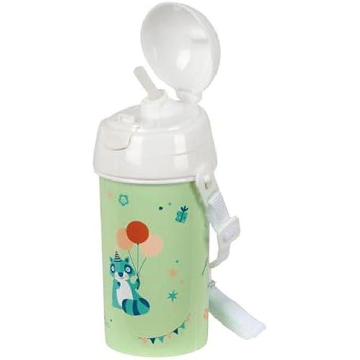 Bouteille à ouverture automatique - SAFTA - PREESCOAR FIESTA - 500 ml - Sans BPA - Bandoulière