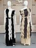 Miyaki Pleated Two-Piece Set: Elegant Plus-Size African Fashion with Color-Block Top and Pleated Pants