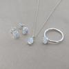 Moonstone Jewelry Set, 925 Sterling Silver, June Birthstone Jewelry, Gift For Her
