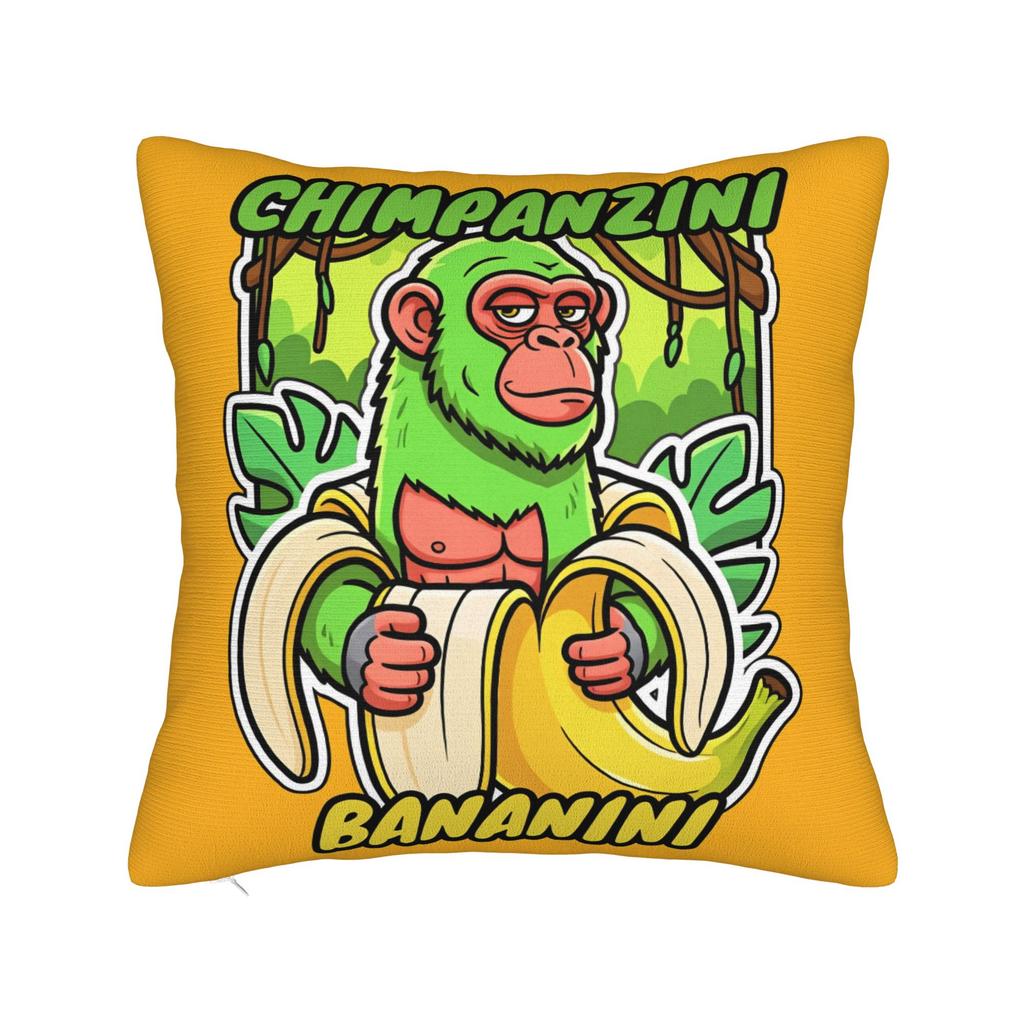Italian Brainrot Meme Pillow Cover Vintage Pillow Case For Sofa Home Decoration Design Pillowcases Gift