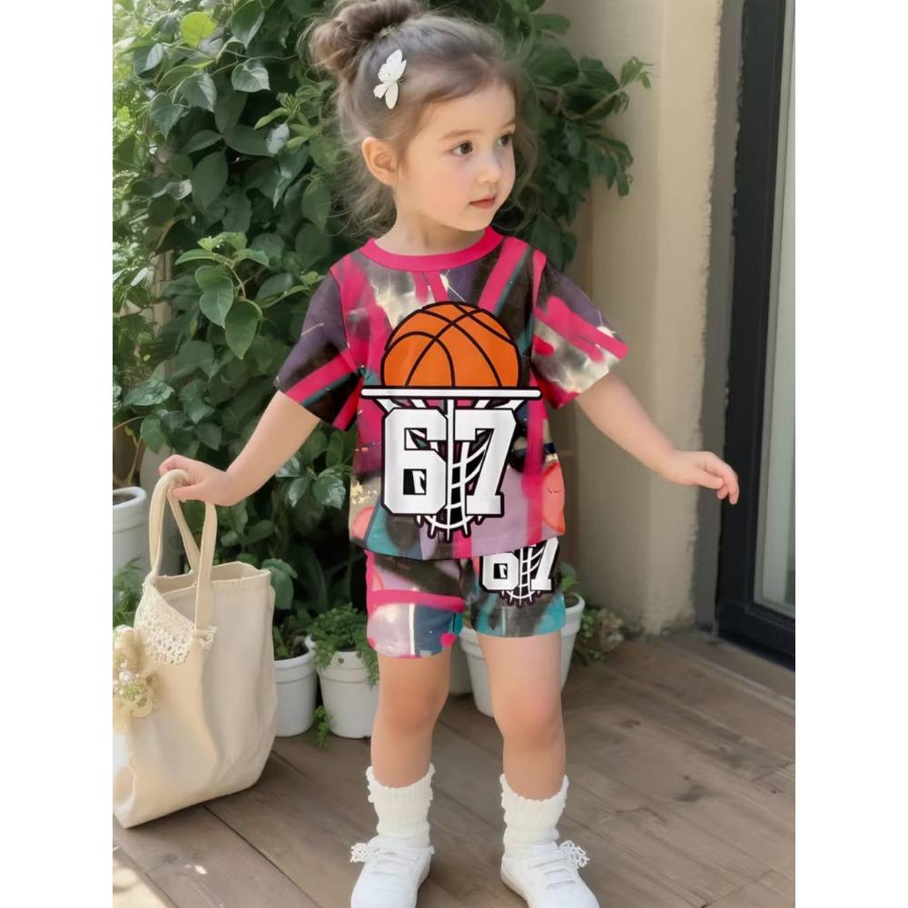 67 Meme Ragazze Italiane Brainrot Set Magliette per Bambini Regalo Divertente Harajuku Bambini Top Corto Estivo Set Manica Corta Abbigliamento per Bambini