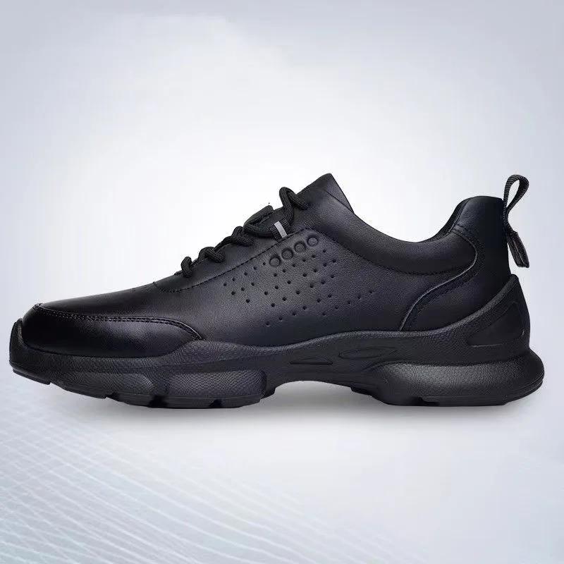 Fashion 2025 Casual Men's Shoes Comfortable Breathable Walking Shoes Soft Soles Soft Surfaces Official Solid Color Men's Shoes