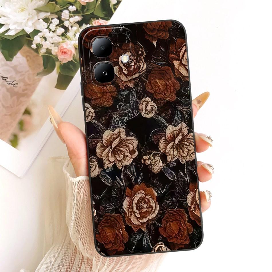 For Infinix Smart 20 2026 Cute Cat Flower Cartoon Phone Case For Infinix Smart20 X6840 X6840B Soft Silicone Covers Bumpers
