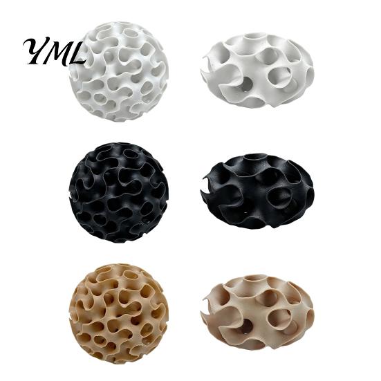 Small Fish Tank Ornament 3D Print Aquarium Shrimp Hideout, Sphere Hollow Breeding Cave, Freshwater Habitat Shelter for Shrimp, Fish, Aquascaping