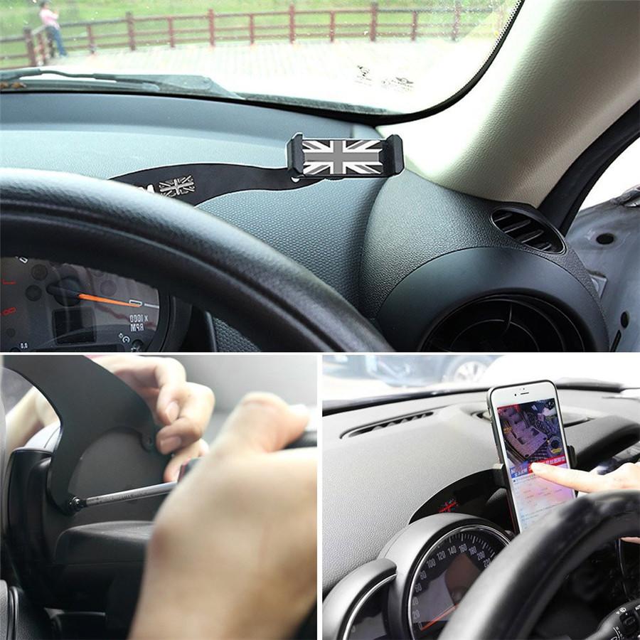 Car Phone Holder GPS Navigation Dashboard Phone Holder For Mini Cooper R55 R56