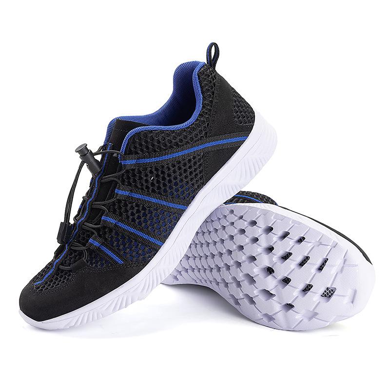 New mesh breathable casual shoes couple lightweight hollow beach shoes outdoor soft-soled creek shoes 36