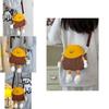 Charming Japanese Style Plush Potato Cartoon Crossbody Bag For Kids With Fun Print
