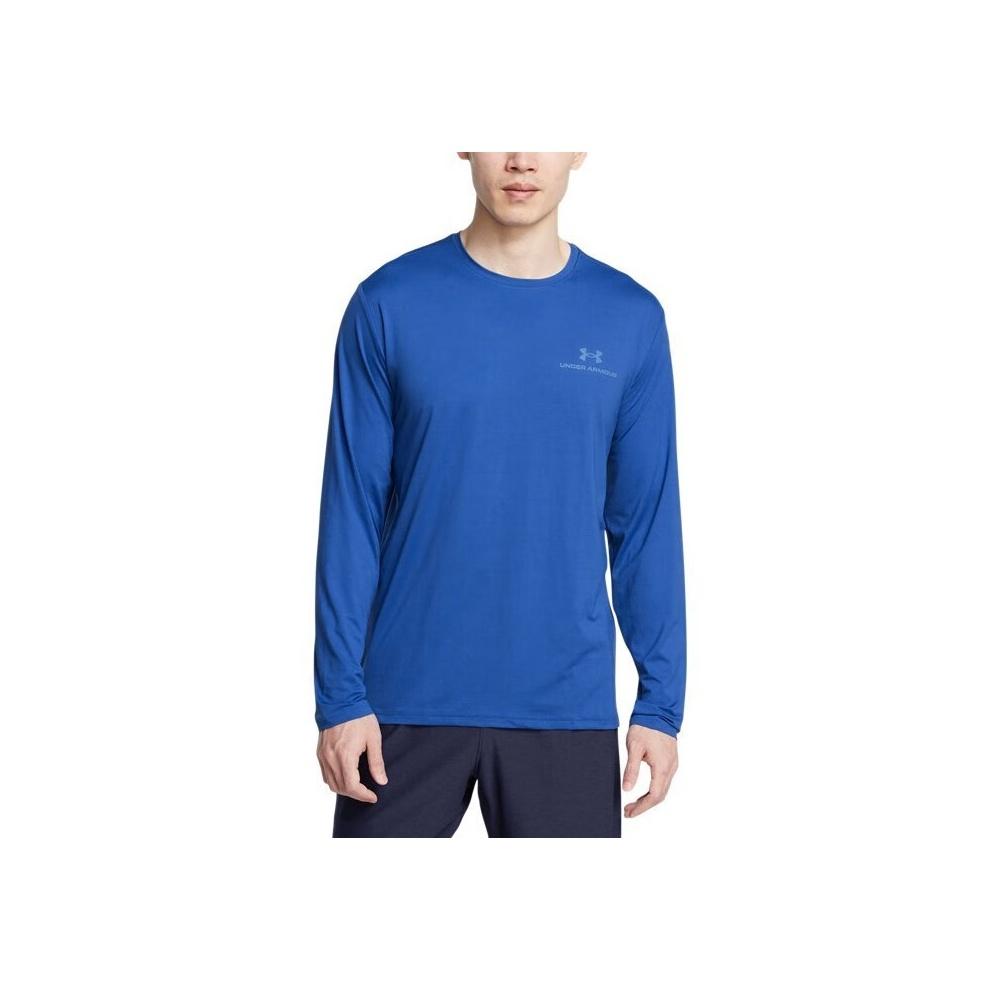 Under Armour Vanish Energy Soft Comfortable Breathable Crew Neck Long Sleeve T-Shirt Men T-Shirts Tech-Blue 1385418-432
