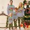 Cartoon Letters Print Family Matching Long Sleeved Parent-child Suit Home Clothes Suit Fall