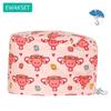 Women's Long Hair Medical Scrub Cap Dental Anesthesia Skeleton OBGYN Print Surgical Hat Adjustable Euro Style for Nurse Doctor