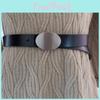 Classic Leather Belt For Women With Alloy Buckle And Two Layer Cowhide Material For Casual And Office Wear