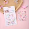 Face Diamond Stickers Water Droplets Stars Love Shapes For Girls Self Adhesive Acrylic Diamond Gemstones Sticker Decoration