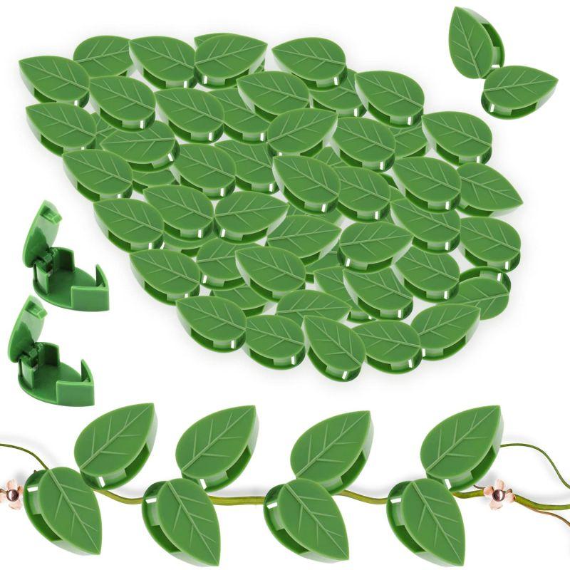 10/20PCS Invisible Plant Climbing Wall Fixture Clips Acrylic Sticker Self-Adhesive Hook Plant Vine Traction Holder Indoor Outdoor