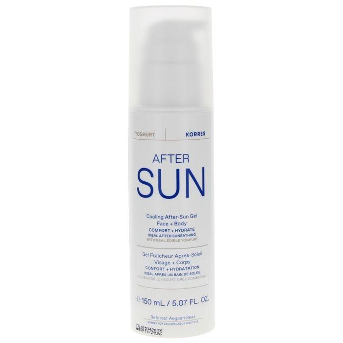 Gel Après-Soleil - Korres - Yoghourt - 150ml - Gel-crème - Tous types de peau