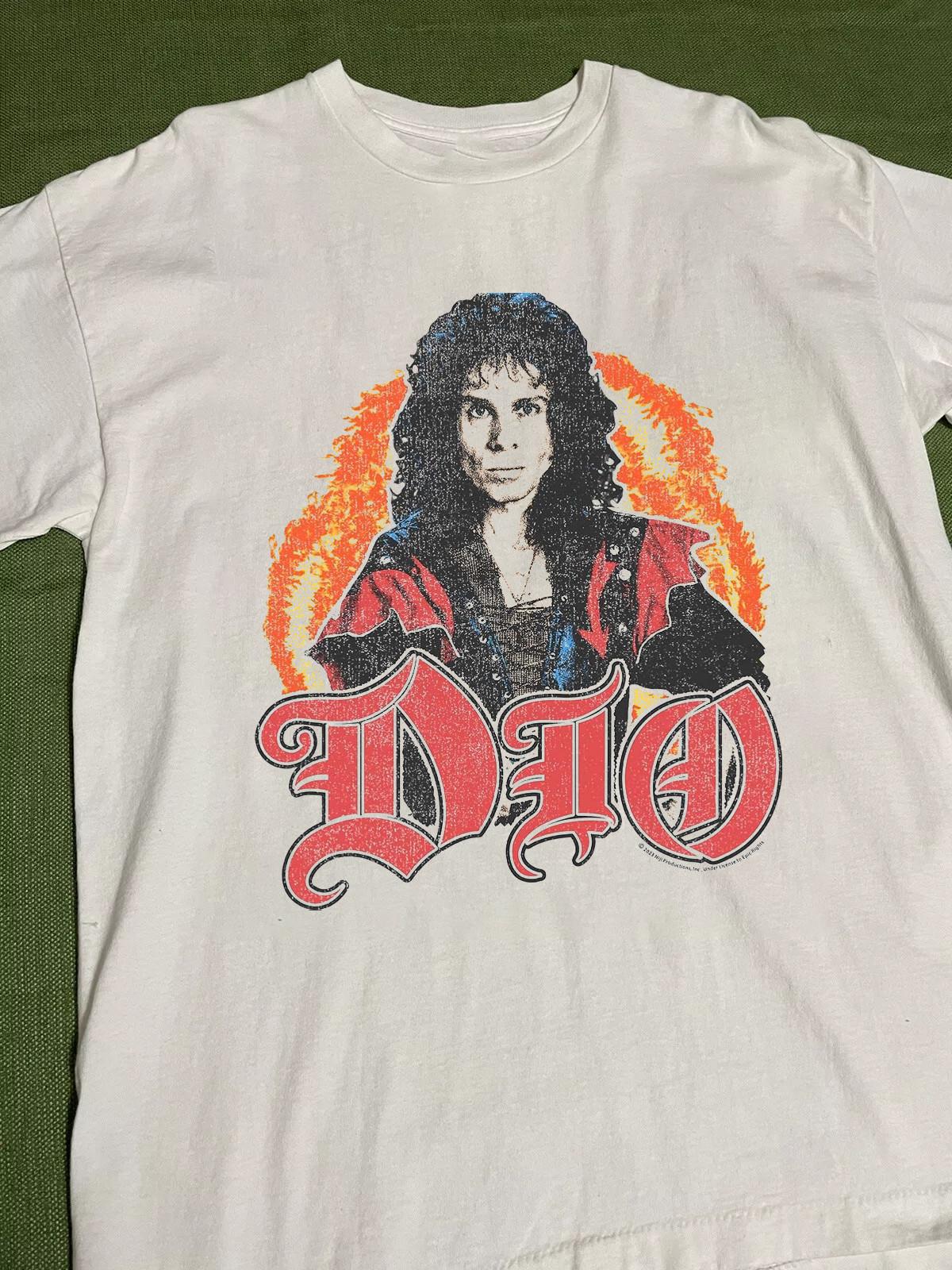 Dio Ronnie James Dio Tour Gift For Fan S to 5XL White T-shirt MA808 XL