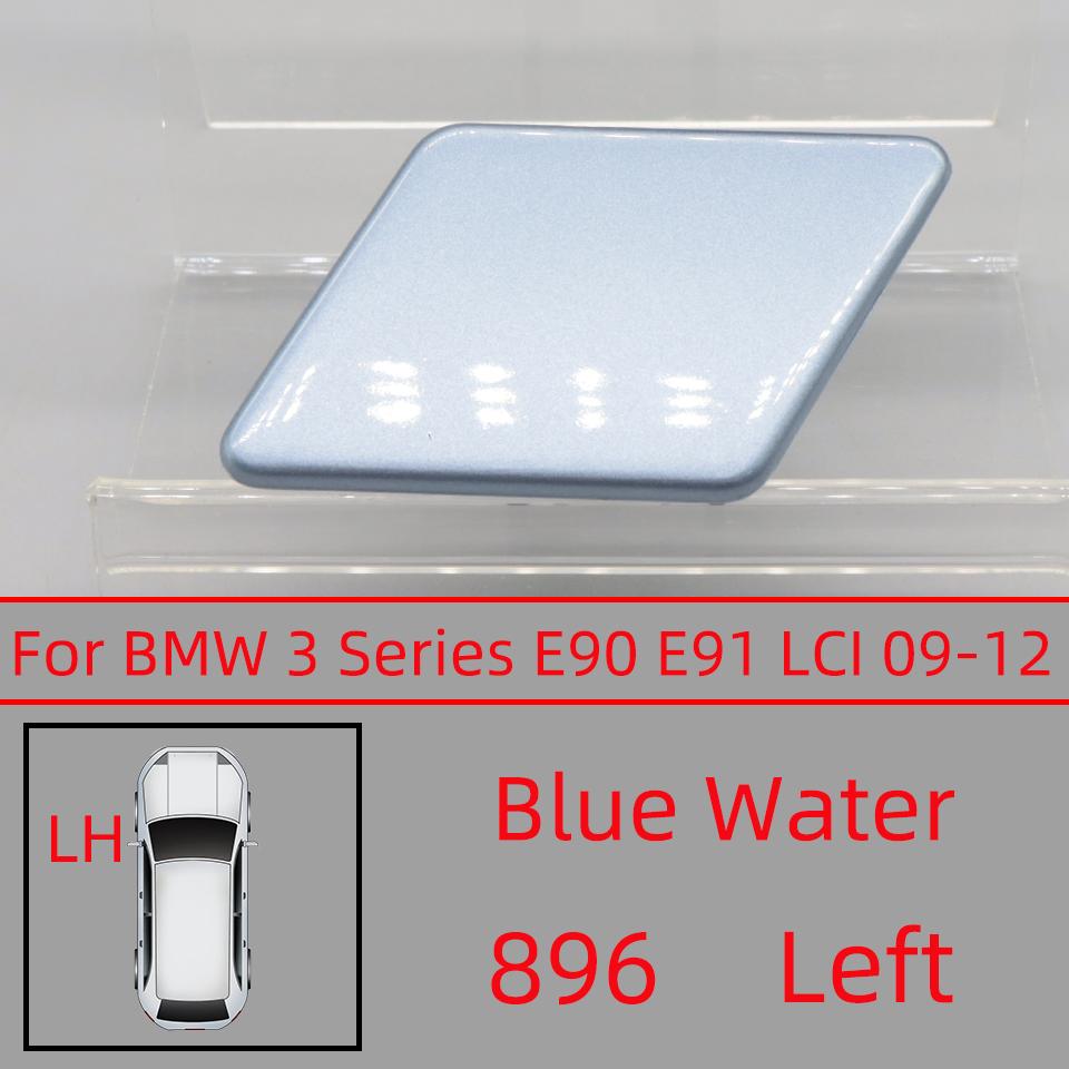 Headlight Washer Nozzle Cover For BMW 320 325 328 330 335 E90 E91 LCI 2009-2012 Sprayer Lid Cap Painted Washer Jet Cover Cap