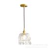 Retro Crystal Pendant Lamp Indoor Decorative Chandelier For Restaurant Bar Dining Table Light Aisle Porch Bedroom Hang Lamp