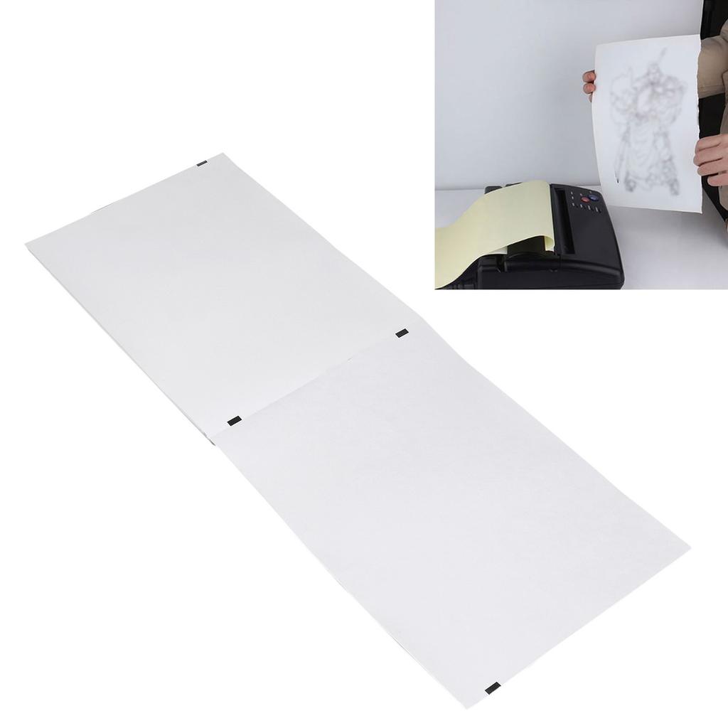 100 Sheets A4 Thermal Printing Paper for Portable Printer Quick Dry Compatibility Inkless Multifunctional Folded Thermal Paper 210 X 297mm