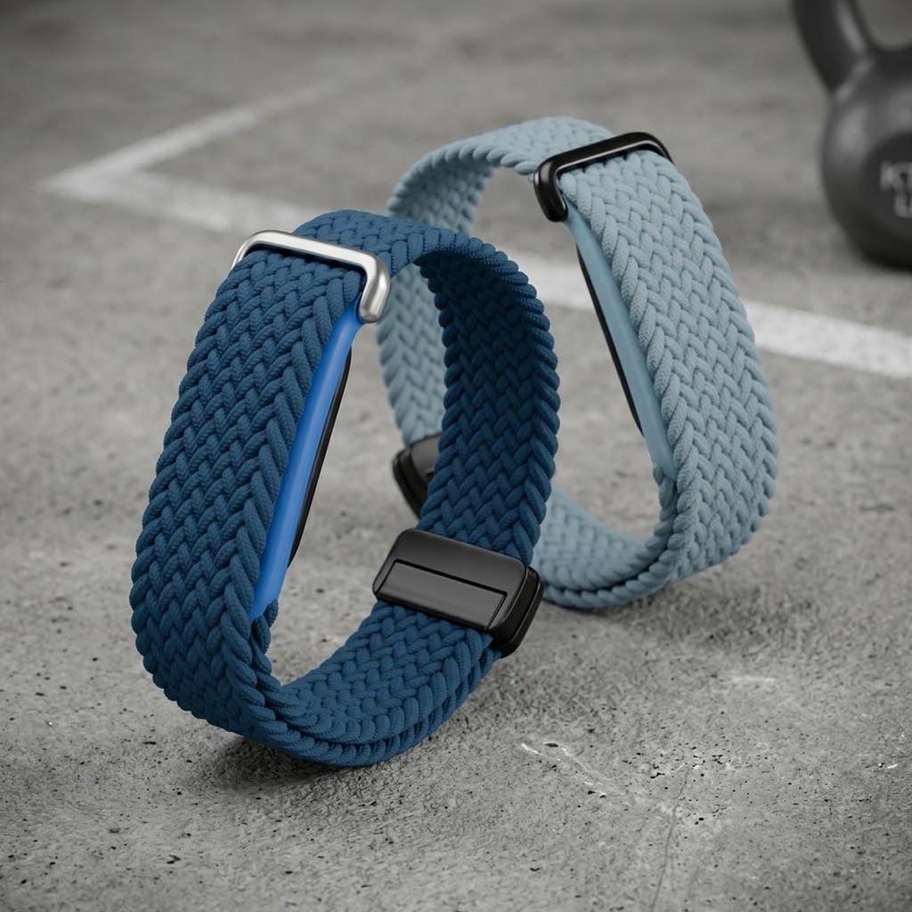 Geflochtenes Nylonarmband für Google Fitbit Air Bands Fitness Ersatzarmband Magnetisches Armband für Google Fitbit Air Sportarmband 3