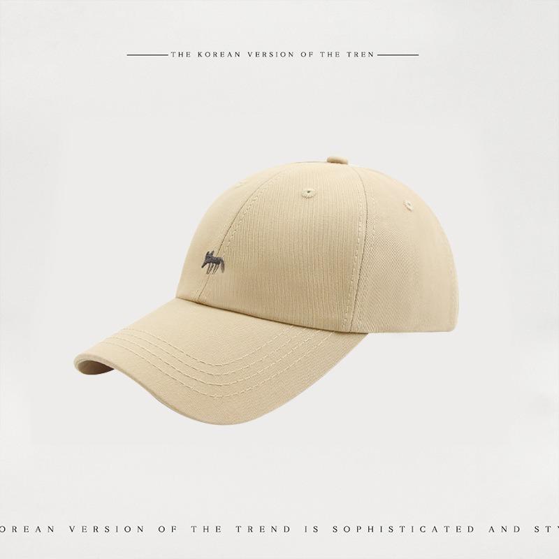 

Новая вышитая бейсболка с лисичкой, шляпа с широкими полями, высококачественный хлопок, мягкая шляпа-цилиндр, женская хаки