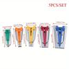 4/5pcs Set Bias Tape Maker Splicing Cloth Maker Binding Tool Overlocking Stitch Quilting Sewing Accessories DIY Craft