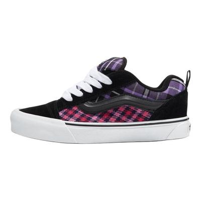 Knu Skool Zapatillas de Skate Unisex de Caña Baja Cómodas Versátiles Negro Morado VN0009QCBOQ