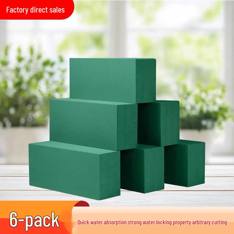 Water-Absorbing Floral Foam Blocks for Fresh Flower Arrangements - Moisturizing Sponge for Weddings & Floral Art