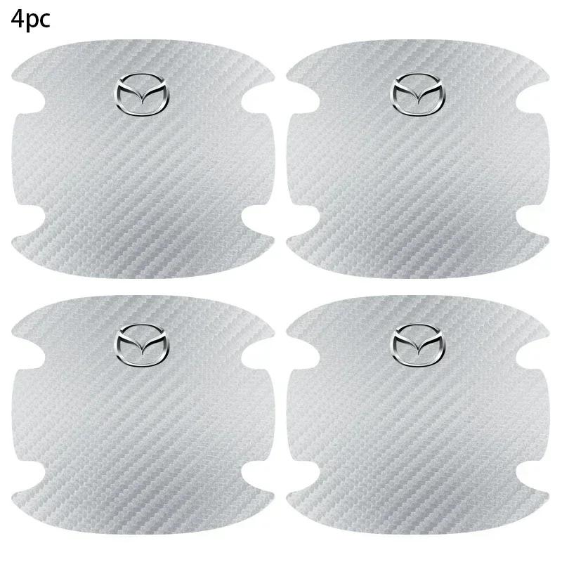 

4pcs Car Door Handle Protector Stickers Vinyl Anti-Scratch Protection Auto Film For Mazda 3 6 Atenza Axela BL BM CX3 CX-5 CX5